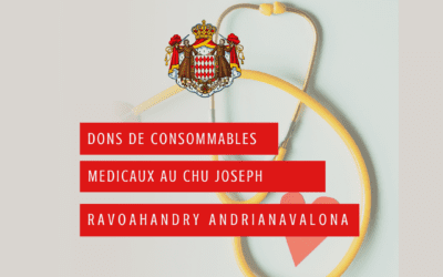 Le CHU JRA reçoit à nouveau des consommables médicaux de la part du Consulat de Monaco