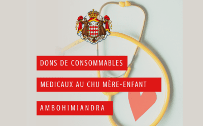 Le Consulat de Monaco à Madagascar remet des consommables médicaux au CHU Mère-Enfant Ambohimiandra