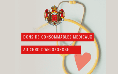 Le CHRD d’Anjozorobe a reçu des consommables médicaux de la part du Consulat de Monaco